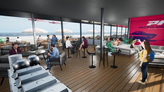 Artist impression of the Pacific Airshow’s hospitality suites.