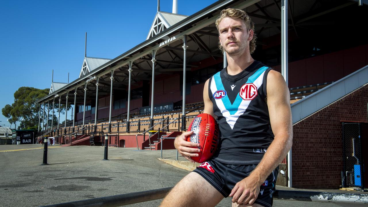 Horne-Francis got 16 Brownlow Medal votes in his debut season. Picture Mark Brake