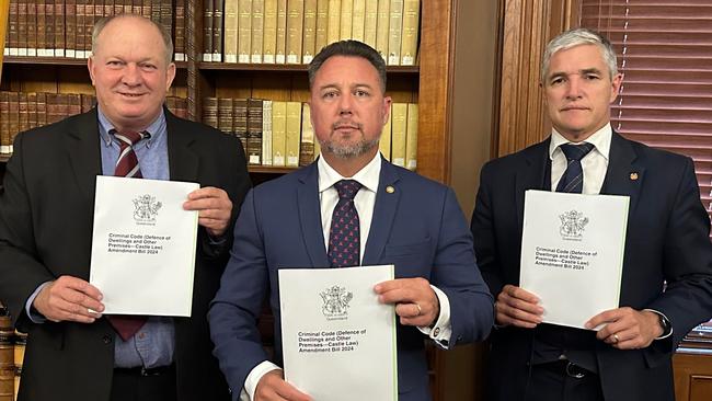 KAP MP Shane Knuth, Deputy Leader Nick Dametto and Leader Robbie Katter