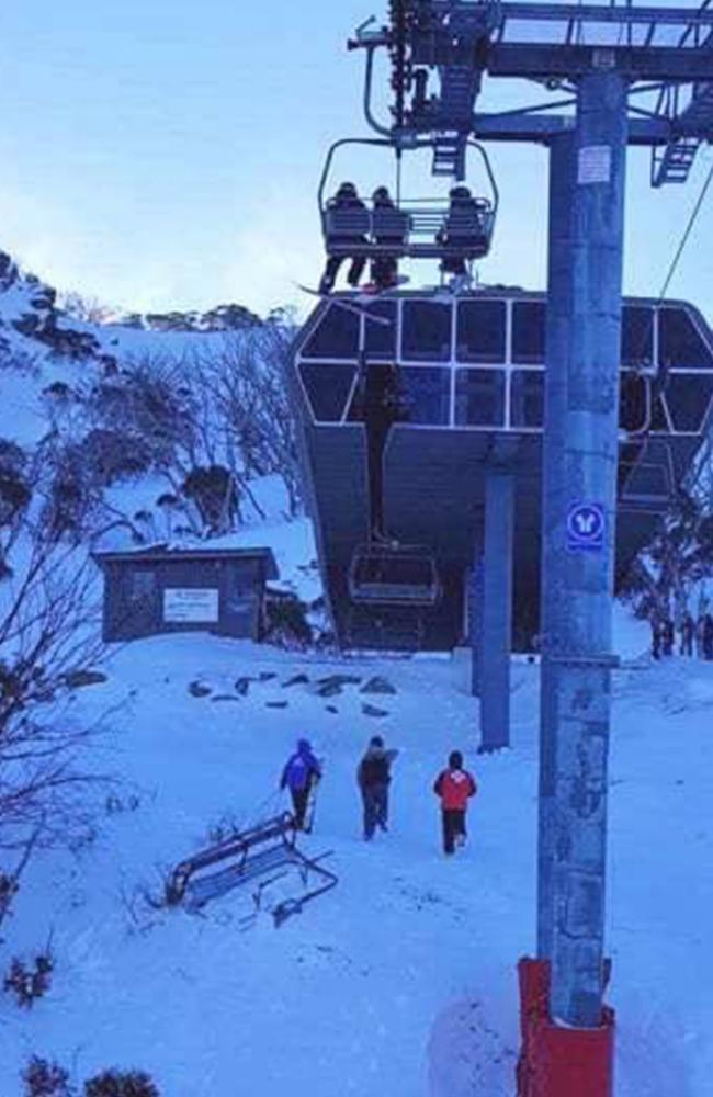 The man fell around 10m to the ground below. Picture: snowsbest.com