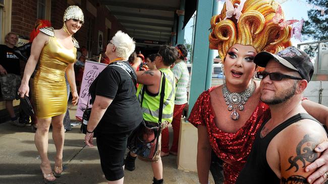 The start of one of Lismore’s much-loved Tropical Fruits parades.