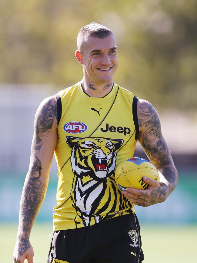 Is Dustin Martin still single?