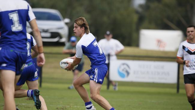 Toby Batten in action for the North Coast Bulldogs against the Macarthur Wests Tigers during round two of the Laurie Daley Cup at Kirkham Oval, Camden, 10 February 2024. Picture: Warren Gannon Photography