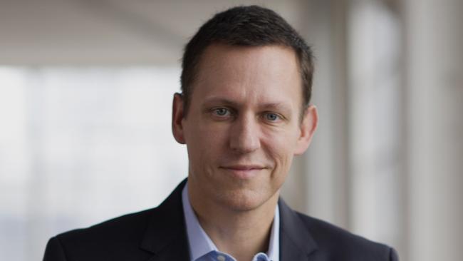 Billionaire Peter Thiel, who was outed as gay by Gawker. Picture: Getty Images