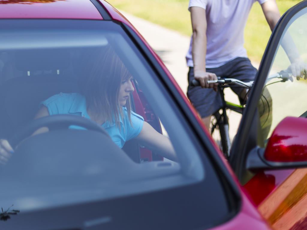 Opening a car door without looking poses a major risk to cyclists. Picture: iStock