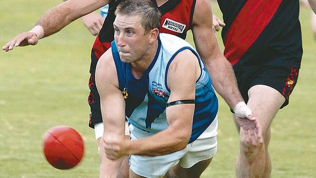 Paul James in action for Kersbrook. Picture: Laura Wright/Mt Barker Courier