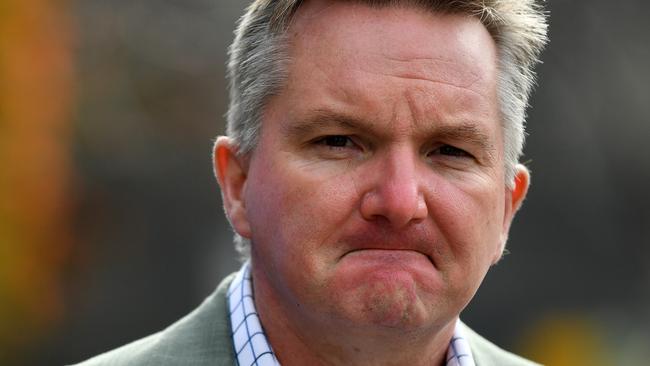 Opposition energy spokesman Chris Bowen on Monday told caucus Labor should oppose ARENA being used for anything other than renewables. Picture: Joel Carrett