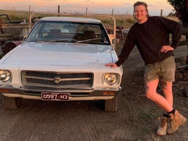 Whittlesea panel shop worker Billy Rowlands enlisted friends and family including dad Glenn and brother Max to shoot an independent feature film on location at Woodstock and surrounds. Picture: Instagram