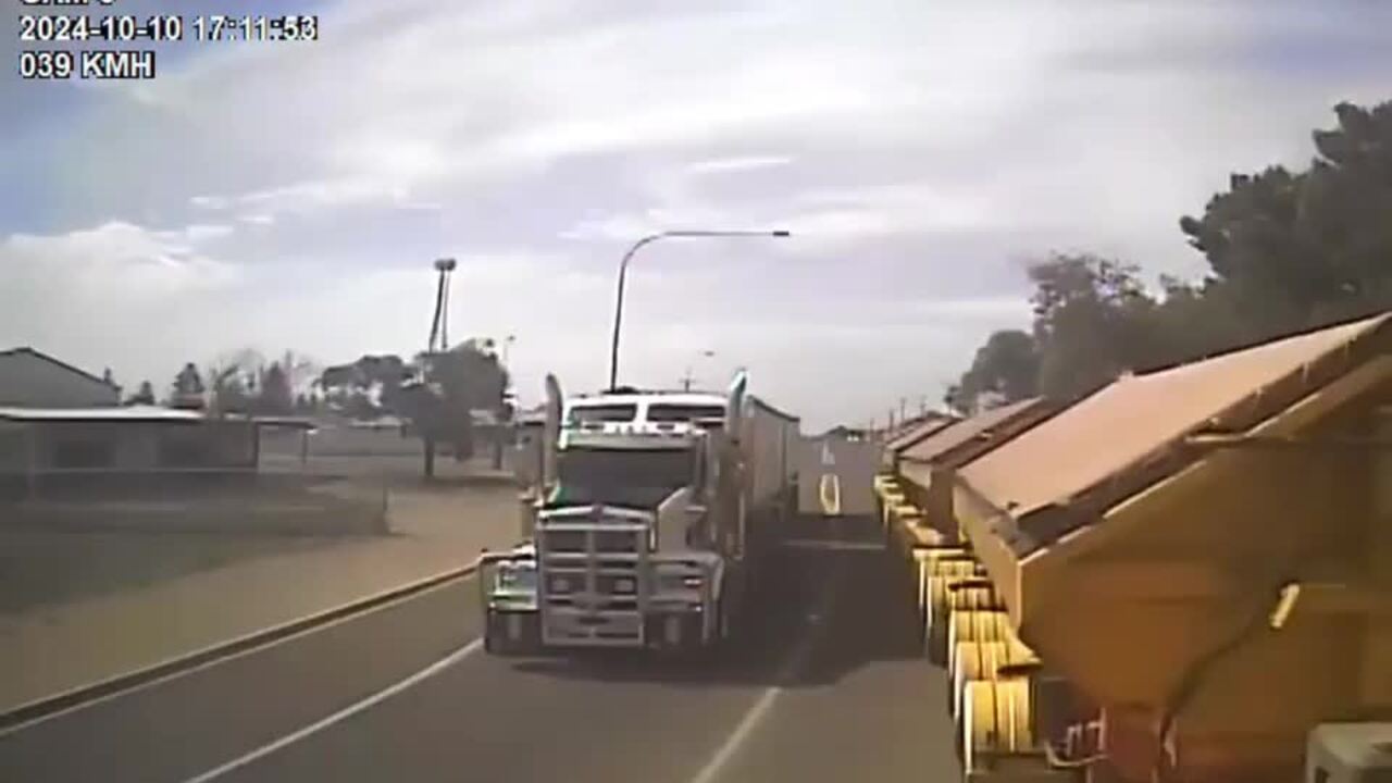 Dashcam of dangerous driving incident