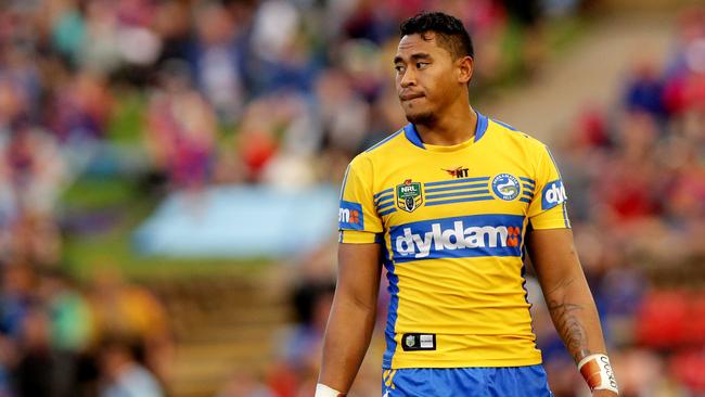 John Folau played eight NRL games with Parramatta but switched codes to rugby union