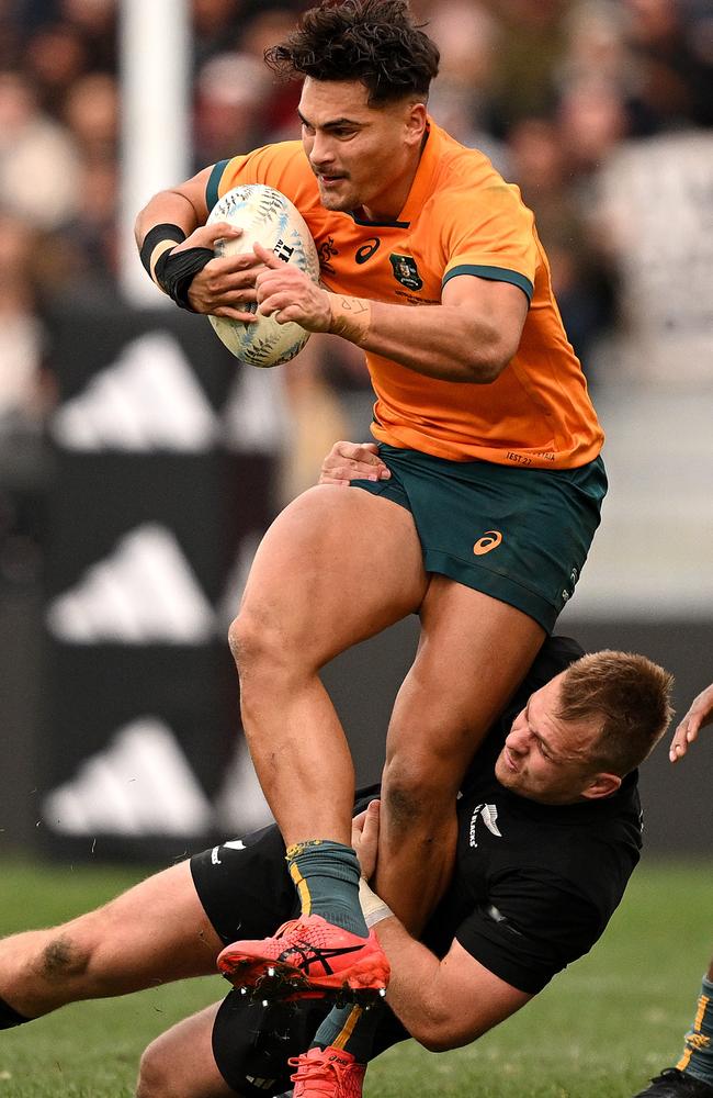 Rugby Australia hope Jordan Petaia heads west. Picture: Joe Allison/Getty Images