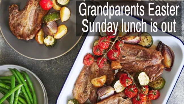 Grandparents Easter Sunday lunch is out