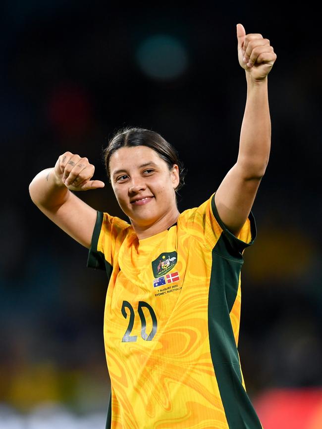 Sam Kerr’s World Cup story was epic. Picture: Getty Images