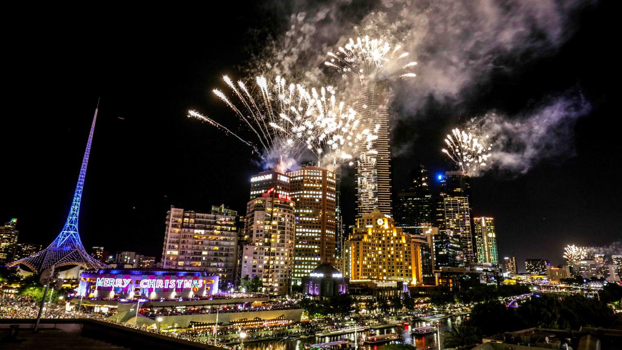 new year fireworks melbourne tonight