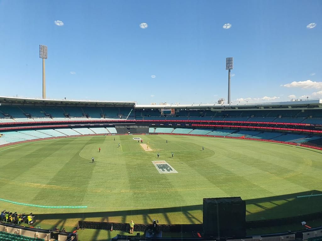 No one is at the cricket today. Picture: Jacob Polychronis