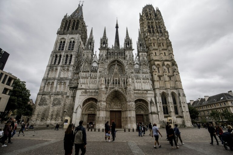 Fire ‘under control’ at France’s Rouen cathedral