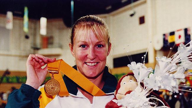 Nicole Cusack at the 1998 Commonwealth Games in Kuala Lumpur. Photo by John Sherwell. Picture: SUPPLIED