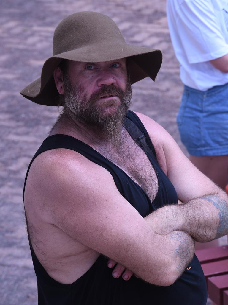 Faces from Darwin's Freedom Rally at Parliament House. Picture: Amanda Parkinson