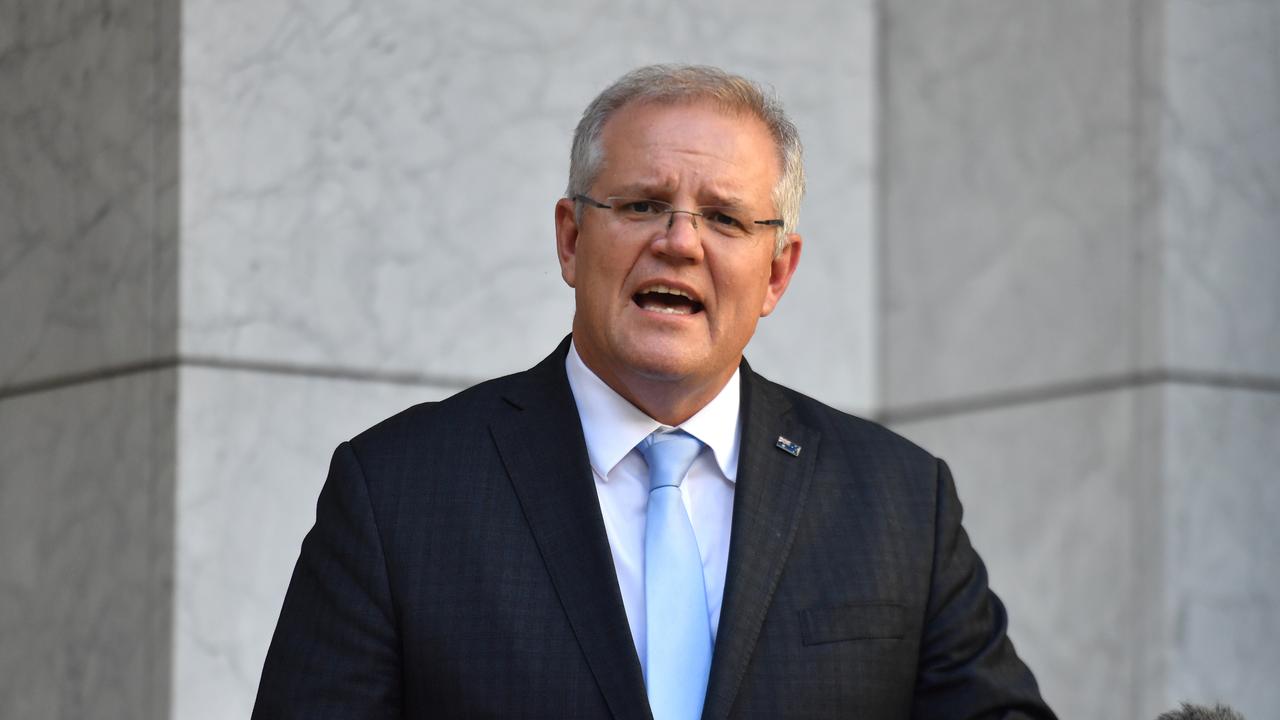 Prime Minister Scott Morrison has announced a massive package to help Aussies through the crisis. Picture: AAP Image/Mick Tsikas