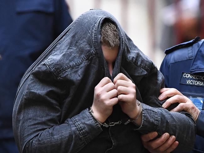 Todd being led into the Supreme Court before his sentencing on September 2, 2019. Picture: AAP Image/Julian Smith