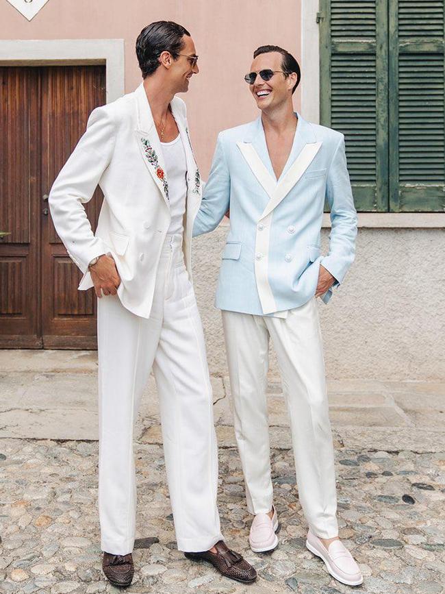 Happy couple Billy Mitchell and Michael Porter.