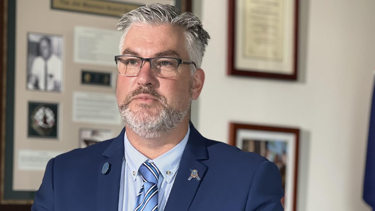 Northern Territory Police Association (NTPA) President Nathan Finn. Picture: Fia Walsh