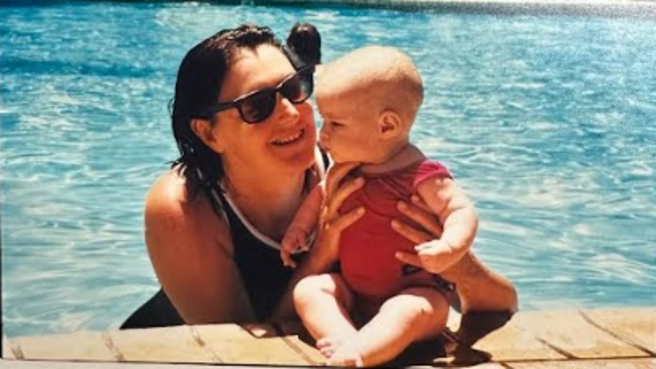 Julie Rosenberg, pictured with baby Sarah. Picture: Supplied