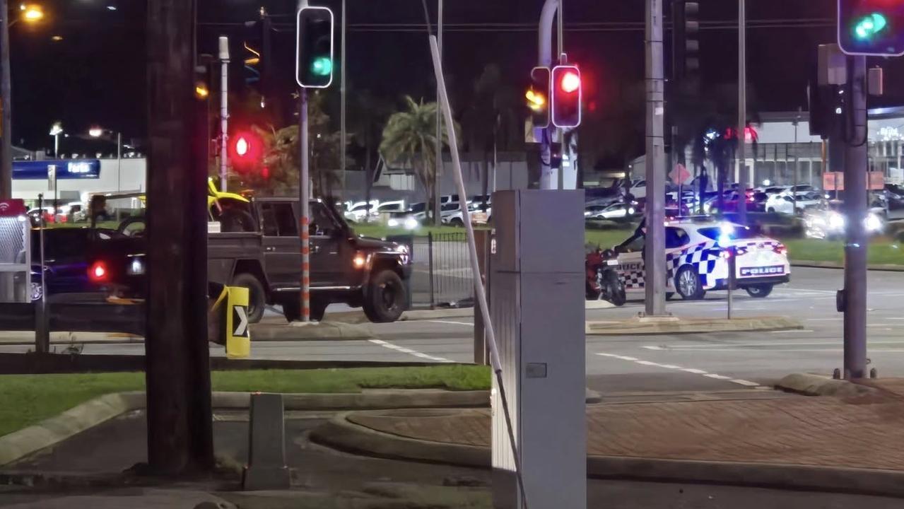 The red Ducati ran a red light at the corner of Brown St and Mulgrave Rd. Picture: Phil Moody