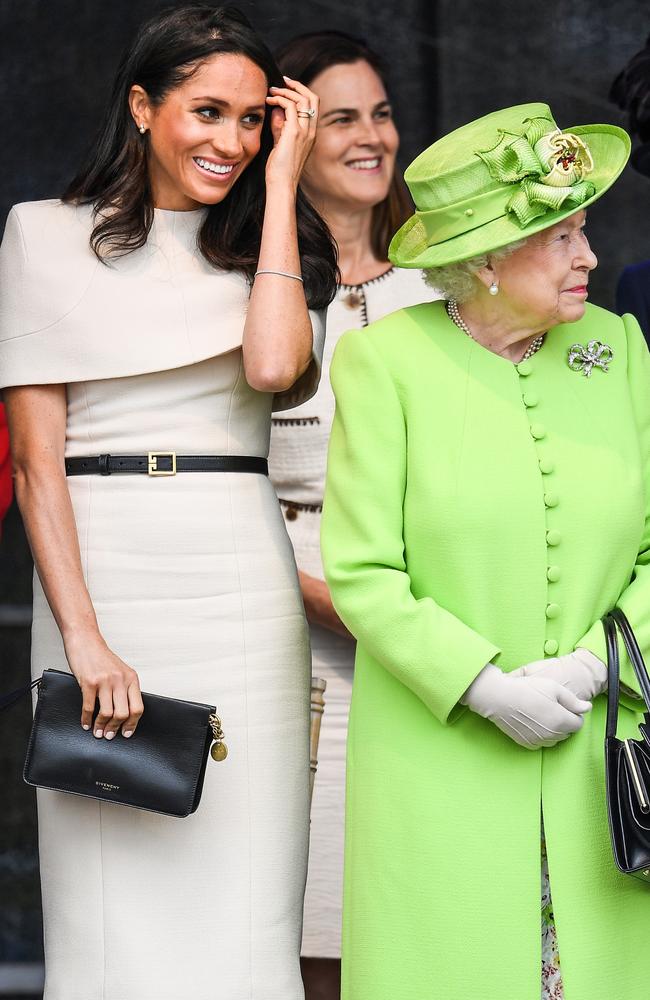 Meghan Markle and Queen Elizabeth, pictured together in June 2018. Picture: Getty Images