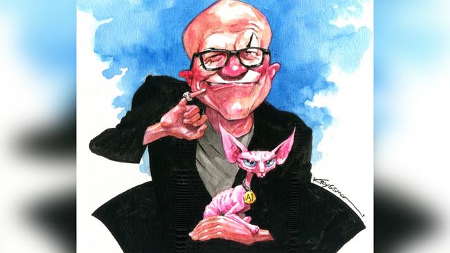 Microsoft chief executive Satya Nadella. Illustration: Sturt Krygsman