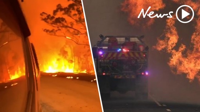 Bonville RFS fire truck melts in ferocious bushfires