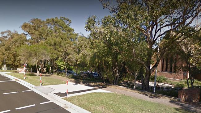 Newcastle East Public School where asbestos was discovered in one of the school's building, with library books contaminated. Google street view