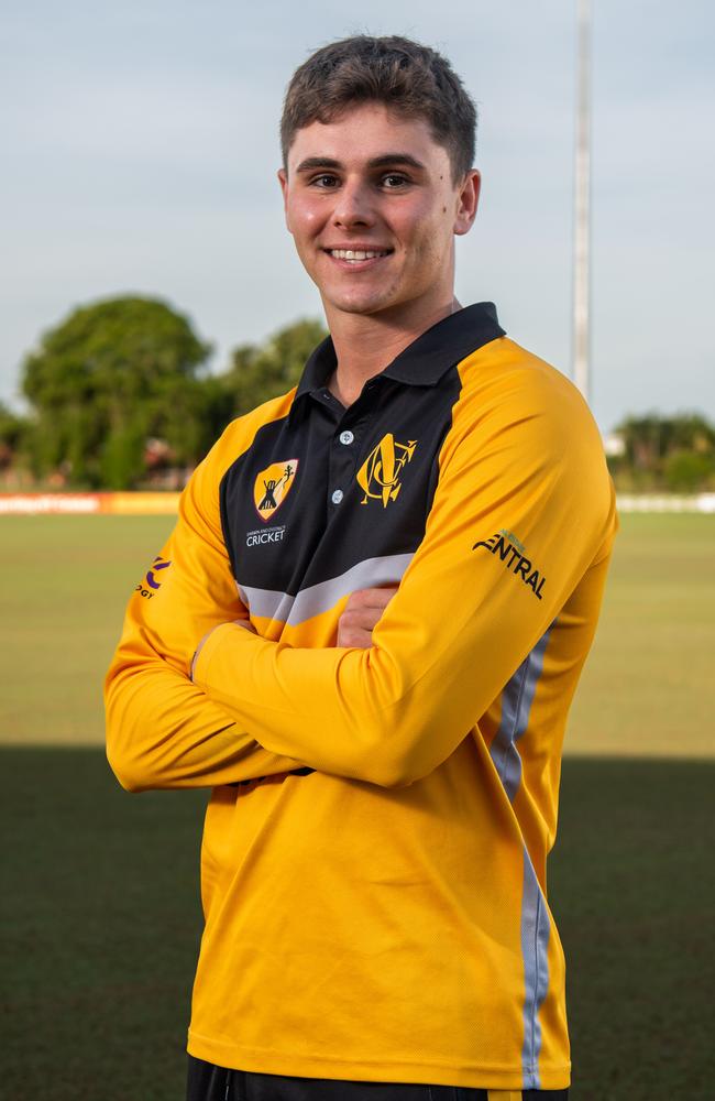 Michael Kudra from Nightcliff ahead of the 2024 Darwin &amp; District Cricket Competition. Picture: Pema Tamang Pakhrin