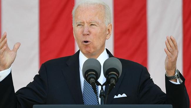 US President Joe Biden was at one time all for defunding the police. Picture: AFP