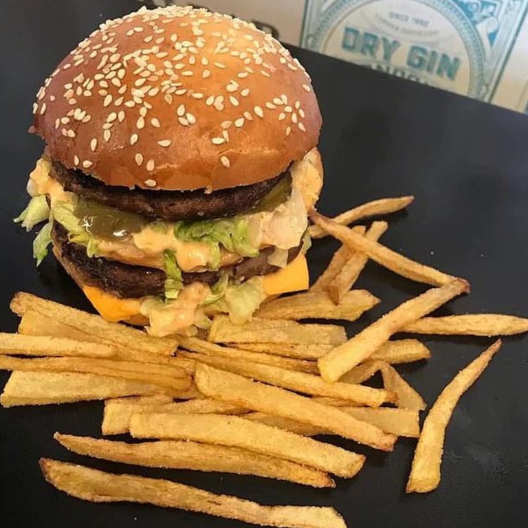A clever mum has revealed her recipe for a homemade Big Mac and fries and it went down a treat with others. Picture: Facebook