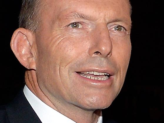 The former Australian Prime Minister Tony Abbott, accompanied by his wife Margie arrive at London's Guildhall where he delivered the Margaret Thatcher Lecture. picture David Dyson