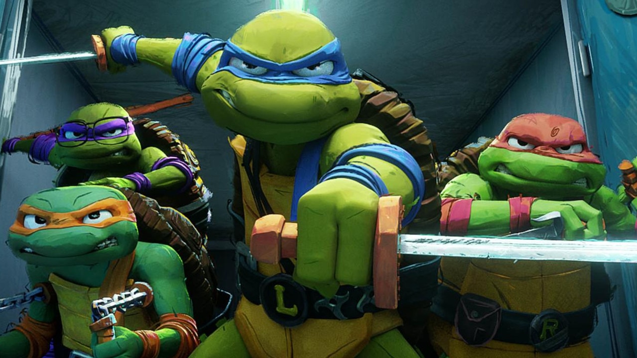 What are the names of the four Teenage Mutant Ninja Turtles?