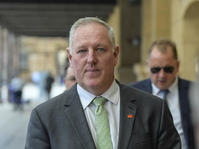 ADELAIDE, AUSTRALIA - NewsWire Photos - JUNE 18, 2024: Troy Bell is seen leaving Adelaide District court.  Picture: NewsWire / Roy VanDerVegt