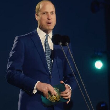 Prince William making a speech at the coronation concert, as featured in another social media video. Picture: Instagram