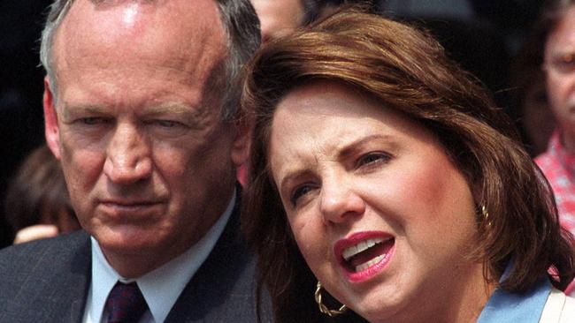 Patsy Ramsey and John Ramsey. Picture: Gregory Smith/AP Photo.