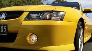 Webber was driving a gold Holden Commodore sedan (similar to the one pictured above) when she allegedly hit a man as she was driving through a roundabout in Shepparton on June 28 last year. Picture: Supplied