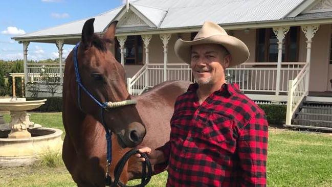 Matt Robinson, husband of Liberal lobbyist Simone Holzapfel, at their Gleneagle property. Photo: Supplied