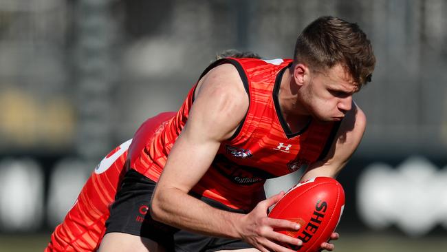 Jordan Ridley continued his strong form against Collingwood. Picture: Getty Images