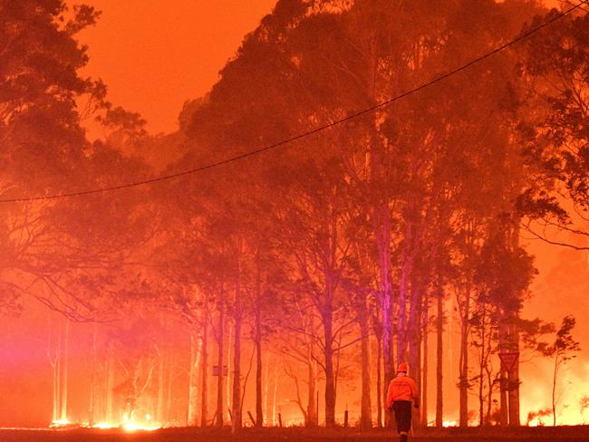 The impact of climate change is driving the Morrison government’s energy priorities, which are dominated by hydro and gas projects. Picture: AFP