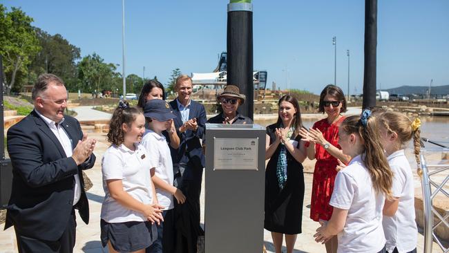 Official opening of Leagues Club Field