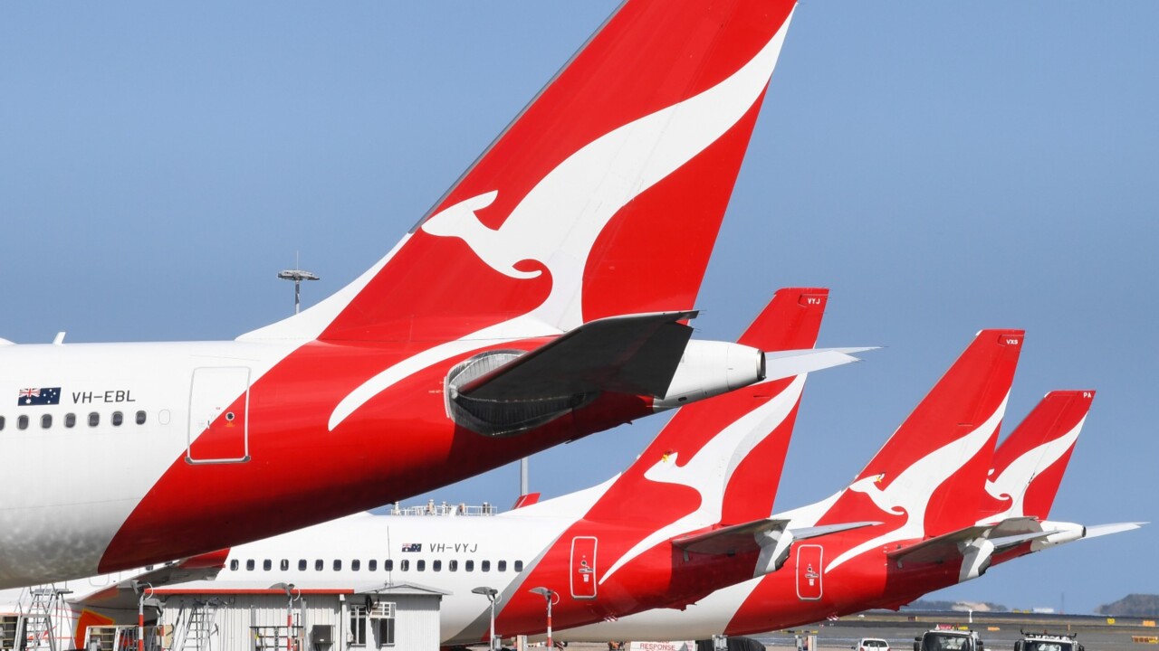 Qantas baggage handlers throw luggage