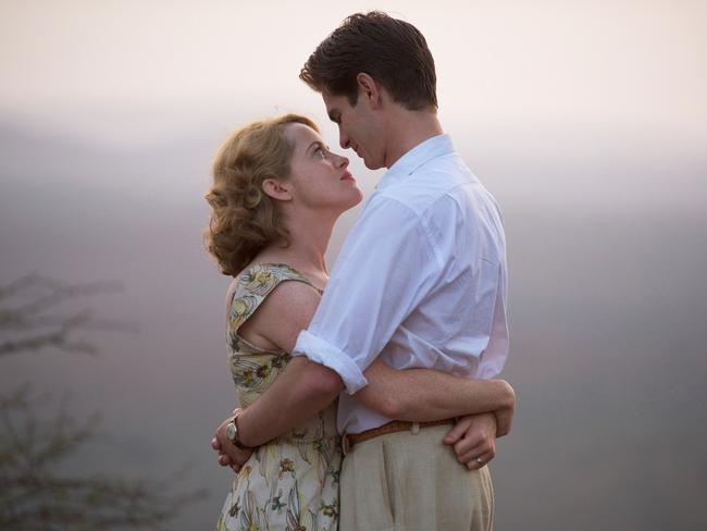 Claire Foy and Andrew Garfield star in Breathe.