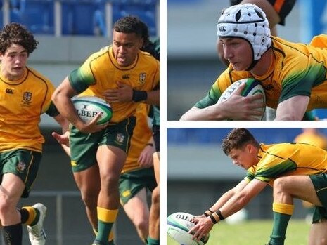 The opening match between the Australian schoolboys and Japan. Pic: Supplied.