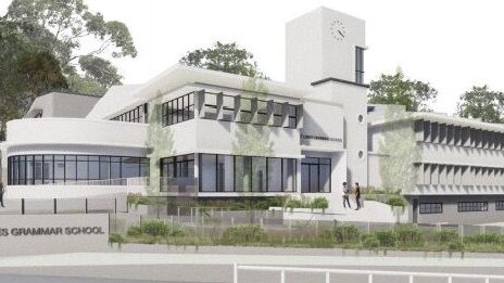 An artist impression of the proposed new senior campus at St Luke's Grammar School, Dee Why. Picture: Supplied.