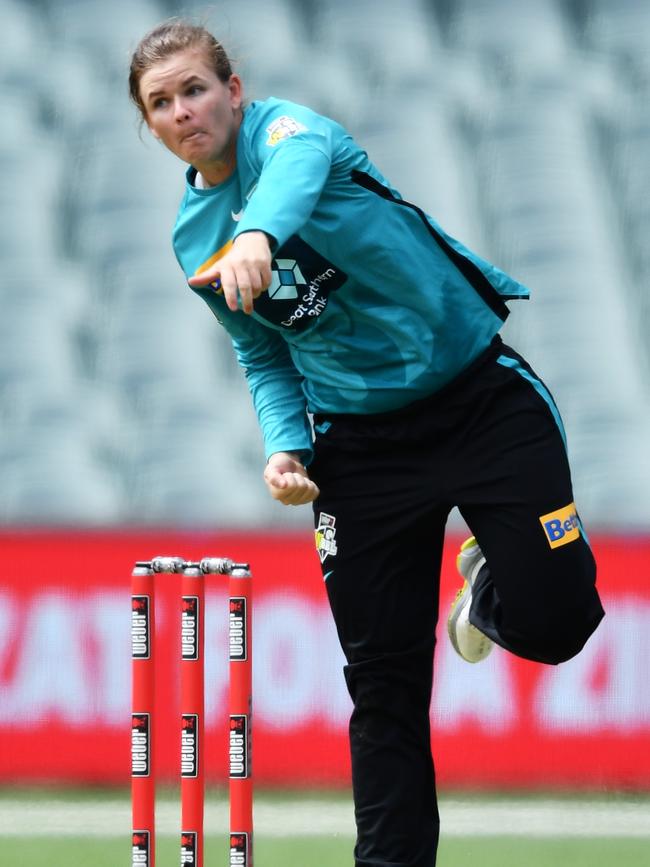 Heat and Aussie star Jess Jonassen. Picture: Mark Brake/Getty Images